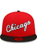 Chicago Bulls New Era NBA21 CITY OFF 5950 CHIBUL OTC Fitted Hat - Black