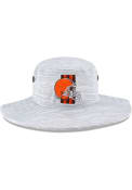 Cleveland Browns New Era 2021 Training Camp Panama Bucket Hat - Grey
