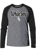 Chicago White Sox New Era Script Logo Fashion T Shirt - Black