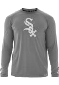Chicago White Sox New Era Full Chest Logo T-Shirt - Grey