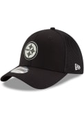 Pittsburgh Steelers New Era GCP Black and White NEO 39THIRTY Flex Hat - Black