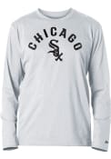 Chicago White Sox New Era Arch Name Logo T Shirt - White