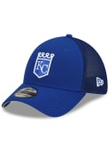 Kansas City Royals Youth New Era 2022 JR Batting Practice 39THIRTY Flex Hat - Blue