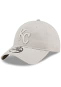 Kansas City Royals New Era Core Classic 2.0 9TWENTY Adjustable Hat - Silver