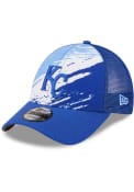 Kansas City Royals New Era Marble 9FORTY Adjustable Hat - Blue