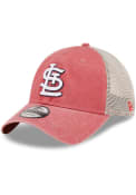St Louis Cardinals New Era Washed 9TWENTY Adjustable Hat - Red