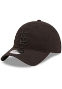 St Louis Cardinals New Era Core Classic 2.0 9TWENTY Adjustable Hat - Black