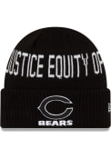 Chicago Bears New Era NFL 2021 Social Justice Knit Knit - Black