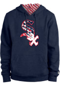 Chicago White Sox New Era Flag Filled Hooded Sweatshirt - Navy Blue
