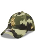 Chicago White Sox New Era 2022 Armed Forces Day 39THIRTY Flex Hat - Green