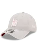 Detroit Tigers New Era 2022 Mothers Day 9TWENTY Adjustable Hat - Grey
