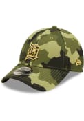 Detroit Tigers New Era 2022 Armed Forces Day 9FORTY Adjustable Hat - Green