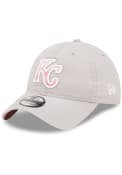 Kansas City Royals New Era 2022 Mothers Day 9TWENTY Adjustable Hat - Grey