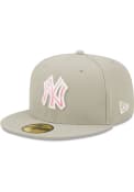 New York Yankees New Era 2022 Mothers Day 59FIFTY Fitted Hat - Grey