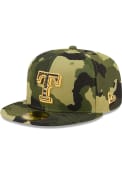 Texas Rangers New Era 2022 Armed Forces Day 59FIFTY Fitted Hat - Green