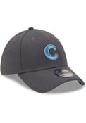 Chicago Cubs New Era 2022 Fathers Day 39THIRTY Flex Hat - Charcoal