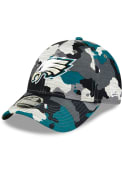 Philadelphia Eagles New Era 2022 Training Camp Stretch 9FORTY Adjustable Hat - Grey