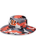 Cincinnati Bengals New Era 2022 Training Camp Panama Bucket Hat - Grey