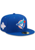 Toronto Blue Jays New Era POP SWEAT 5950 Fitted Hat - Blue