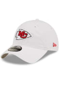 Kansas City Chiefs New Era Core Classic 2.0 9TWENTY Adjustable Hat - White