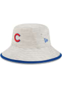 Chicago Cubs New Era Distinct Bucket Hat - Grey
