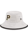 Pittsburgh Pirates New Era Distinct Bucket Hat - Grey