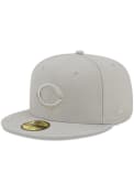 Cincinnati Reds New Era Color Pack 59FIFTY Fitted Hat - Silver