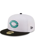 Cincinnati Reds New Era 2T Color Pack 59FIFTY Fitted Hat - White