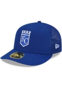 Kansas City Royals New Era 2022 Batting Practiced LP59FIFTY Fitted Hat - Blue