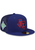 Texas Rangers New Era 2022 Spring Training 59FIFTY Fitted Hat - Blue