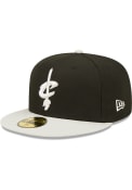 Cleveland Cavaliers New Era 2T Color Pack 59FIFTY Fitted Hat - Black