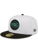 Detroit Pistons New Era 2T Color Pack 59FIFTY Fitted Hat - White