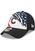 Chicago Cubs New Era 2022 4th of July 9FORTY Adjustable Hat - Navy Blue