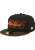 Cleveland Browns New Era 2022 NFL Draft 59FIFTY Fitted Hat - Black