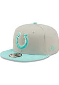 Indianapolis Colts New Era 2T Tonal Pack 9FIFTY Snapback - Silver