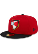 Wichita Wind Surge New Era MiLB 2022 Batting Practice 59FIFTY Fitted Hat - Red