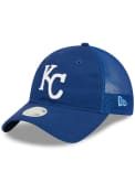 Kansas City Royals Womens New Era Womens Banded 9TWENTY Adjustable - Blue