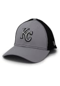 Kansas City Royals New Era 2T Neo 39THIRTY Flex Hat - Grey