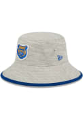 Iowa Cubs New Era Distinct Bucket Bucket Hat - Grey