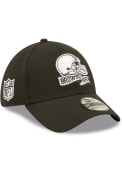 Cleveland Browns New Era 2022 Sideline BW 39THIRTY Flex Hat - Black