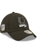 Indianapolis Colts New Era 2022 Sideline BW 39THIRTY Flex Hat - Black