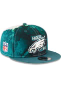 Philadelphia Eagles New Era Ink Dye 2022 Sideline 9FIFTY Snapback - Green
