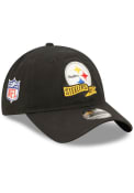 Pittsburgh Steelers New Era 2022 Sideline 9TWENTY Adjustable Hat - Black