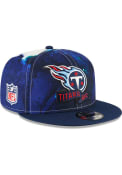 Tennessee Titans New Era Ink Dye 2022 Sideline 9FIFTY Snapback - Blue