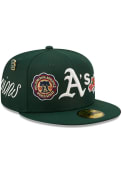 Oakland Athletics New Era Historic Champs 59FIFTY Fitted Hat - Green