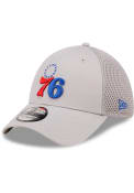 Philadelphia 76ers New Era Team Neo 39THIRTY Flex Hat - Grey