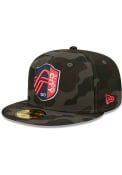 St Louis City SC New Era Camo 59FIFTY Fitted Hat - Black