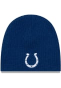 Indianapolis Colts Baby New Era Mini Fan Knit Hat - Blue