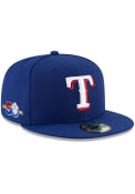 Texas Rangers New Era 50th Anniversary AC Game 59FIFTY Fitted Hat - Blue