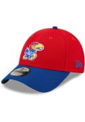 Kansas Jayhawks New Era The League Adjustable Hat - Red